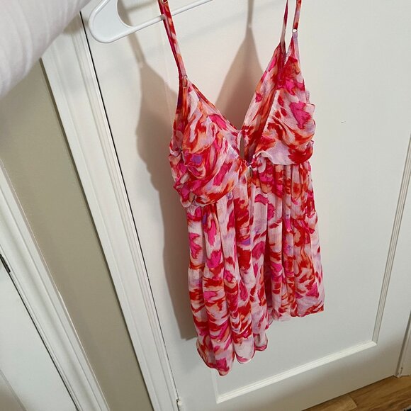 MISA Los Angeles Indira Floral Sleeveless Romper, S - Picture 2 of 11